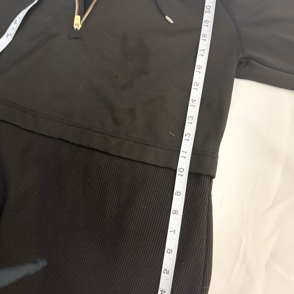 Avia Black Hoodie L Zip Up Sweatshirt Long Sleeve Casual Activewear Pullover Top - Picture 5 of 5